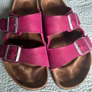 Birkenstock - Festival Fuchsia Pink Oiled Leather -  Arizona
